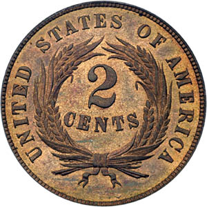 Can't-ID-Coin-Looks-Like-1864-2-Cent-On-One-Side