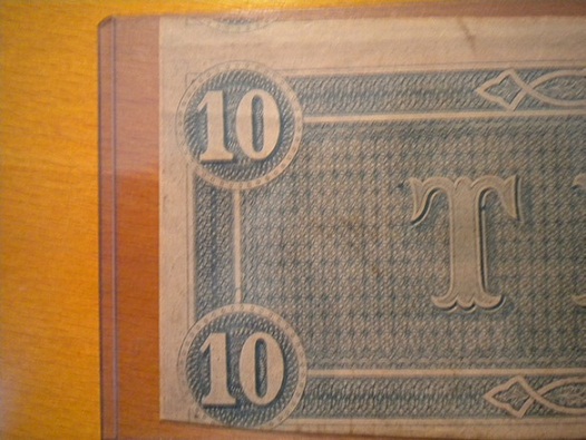 1864-Richmond-Confederate-$10-Note