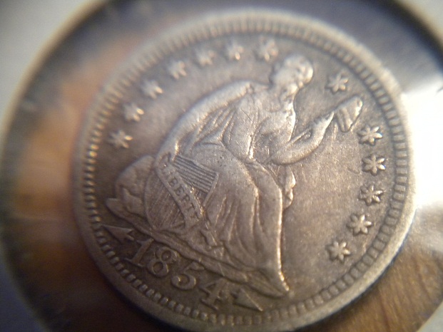 1854-Half-Dime-For-Grading!