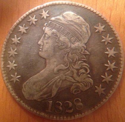 Newest-Addition:-1828-Capped-Bust-Half