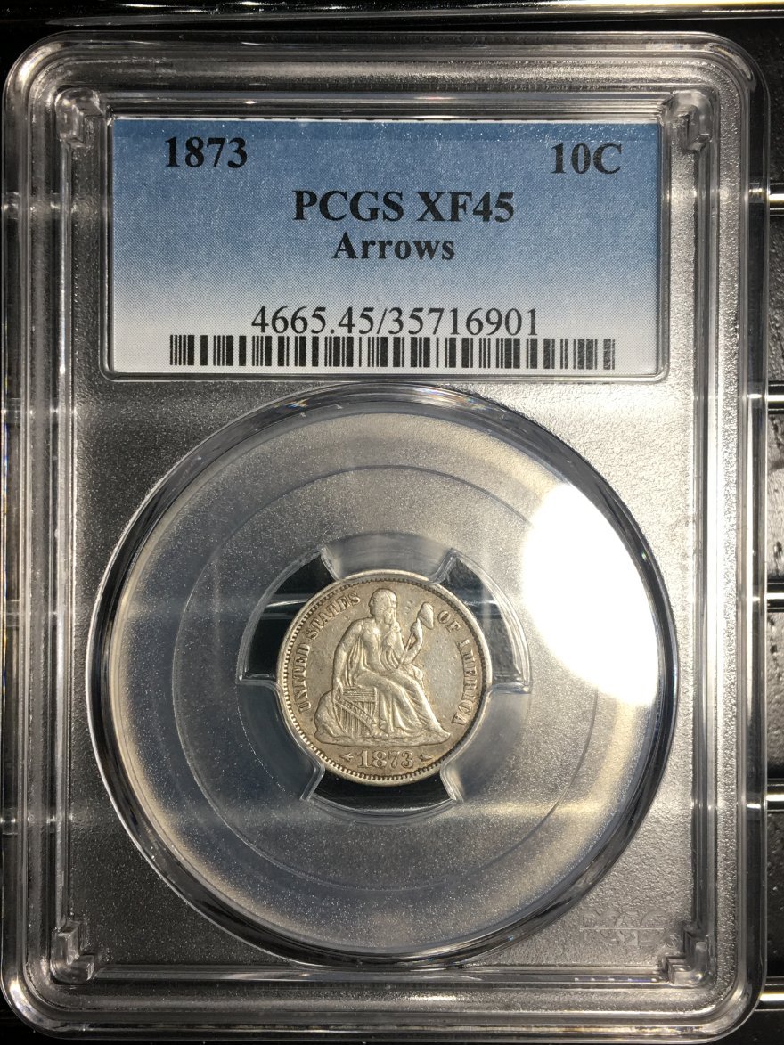 1873-Arrows-Seated-Liberty-Dime...-You-Vs.-PCGS