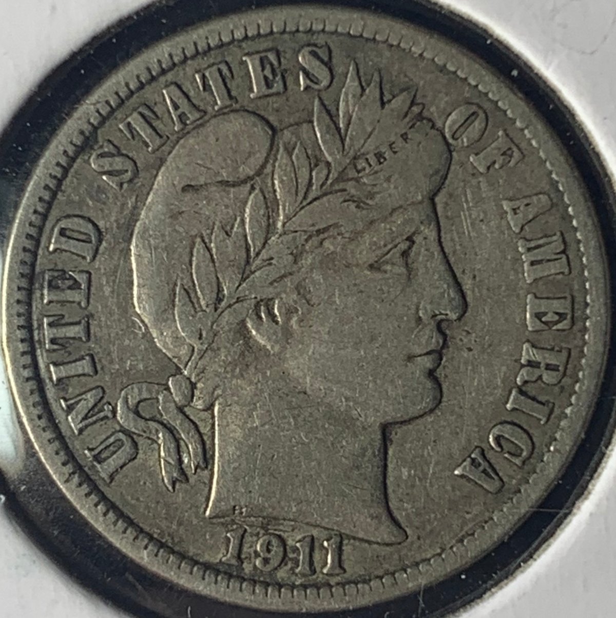 1911-S-Barber-Dime-For-Thoughts/Grading
