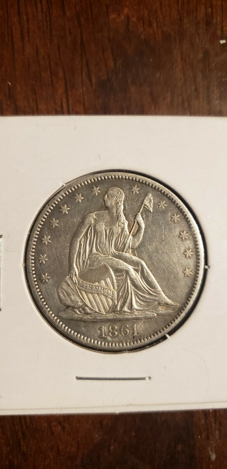 1861-O-Seated-Half-For-Grading