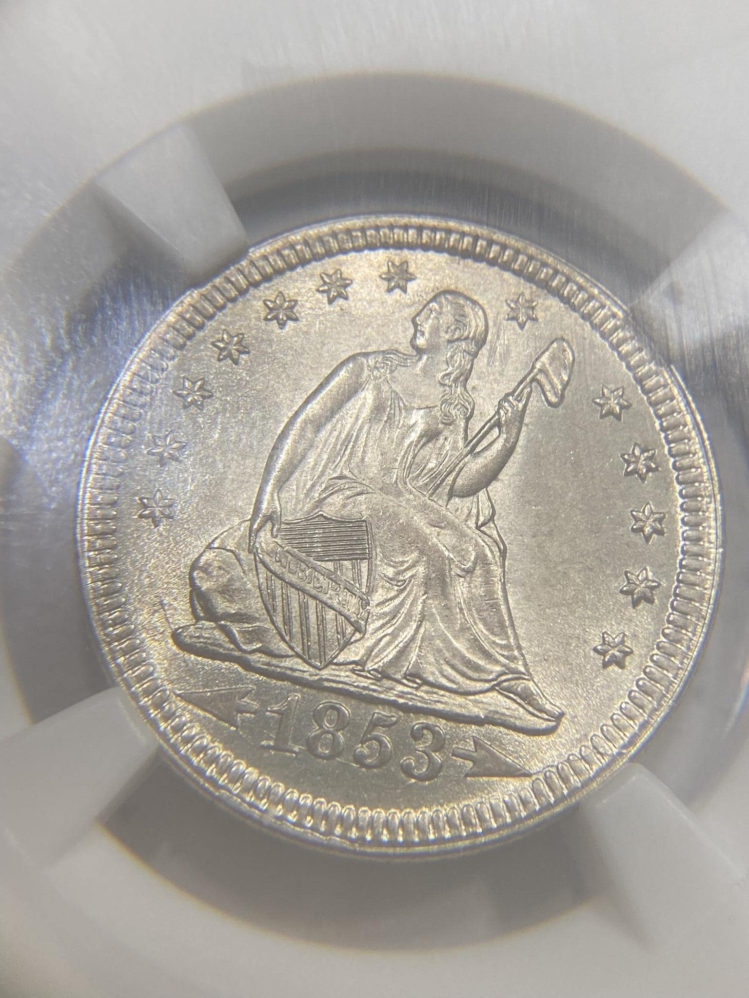 1853-Arrows-+-Rays-Seated-Quarter.-You-Vs.-NGC!