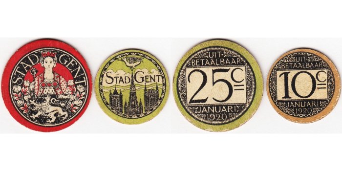 Belgium:-Ghent/Gand---Local-Issues/Emergency-Money-Of-WWII