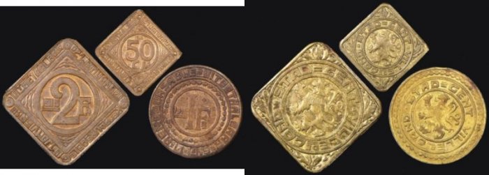 Belgium:-Ghent/Gand---Local-Issues/Emergency-Money-Of-WWII