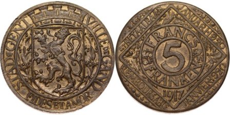 Belgium:-Ghent/Gand---Local-Issues/Emergency-Money-Of-WWII