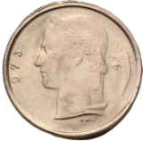 Belgian-Error-Coin:-1-Frank-1973