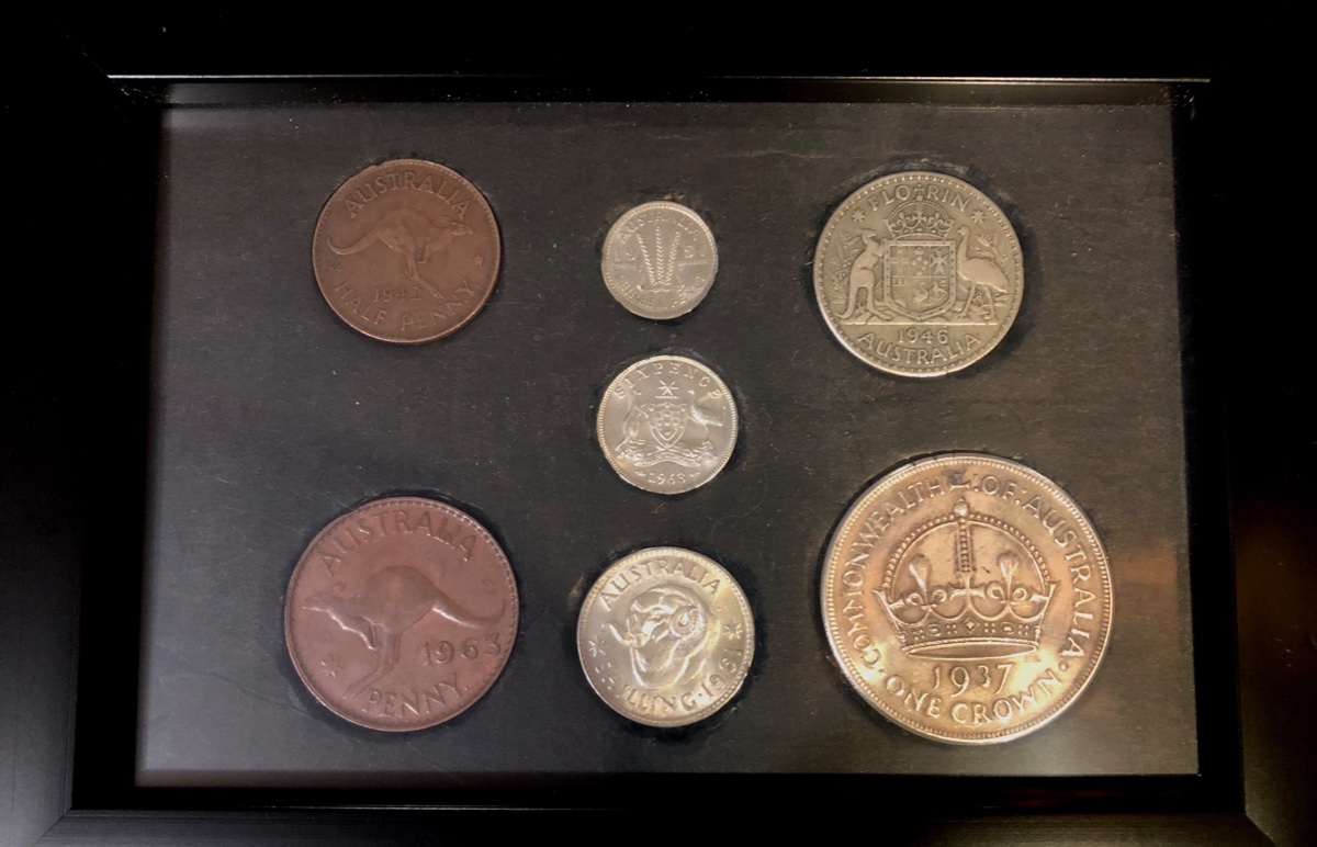 I-Framed-My-Pre-Decimal-Coins-As-A-Type-Set!
