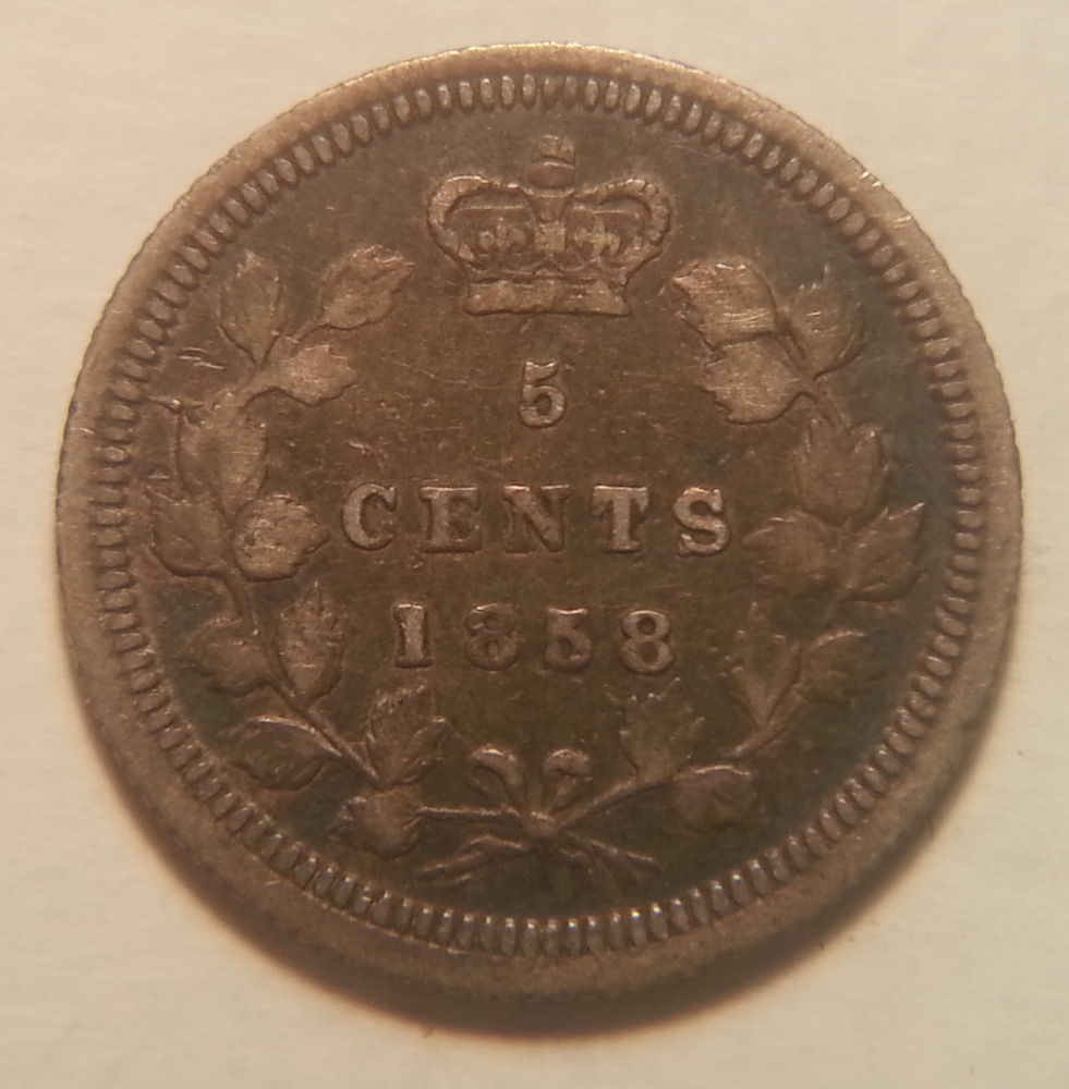 1858-Canada-5-Cents-Large-Or-Small-Date-?