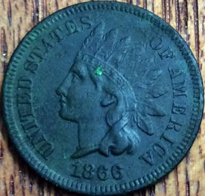Dug-1866-Indian-Head-&-1870-Ih
