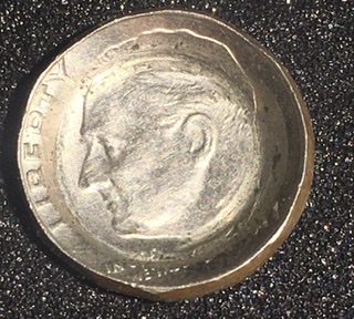 197?-Maybe-7-,-Roosevelt-Dime---Mint-Or-Post-Mint-Damage-Die-Cap