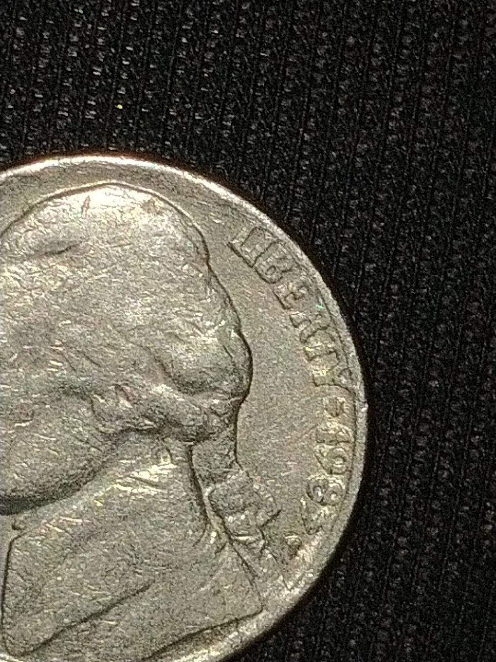 1983-Jefferson-Nickel,--Possible-Error-W/Joining-L-And-I-?