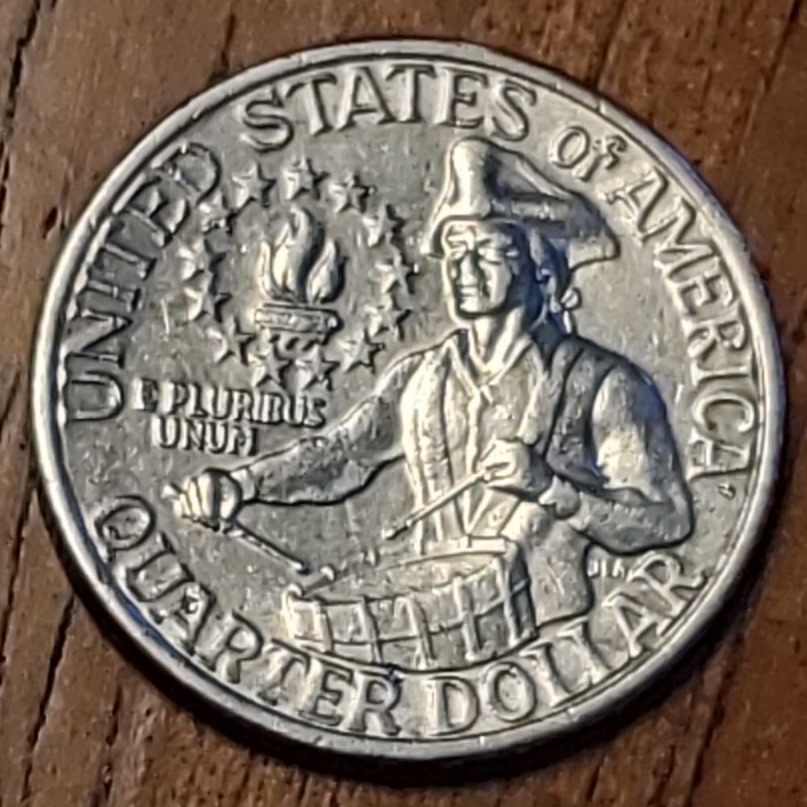 Quarter-1776-To-1976-Worth-Edge-Missing