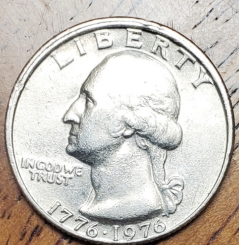 Quarter-1776-To-1976-Worth-Edge-Missing