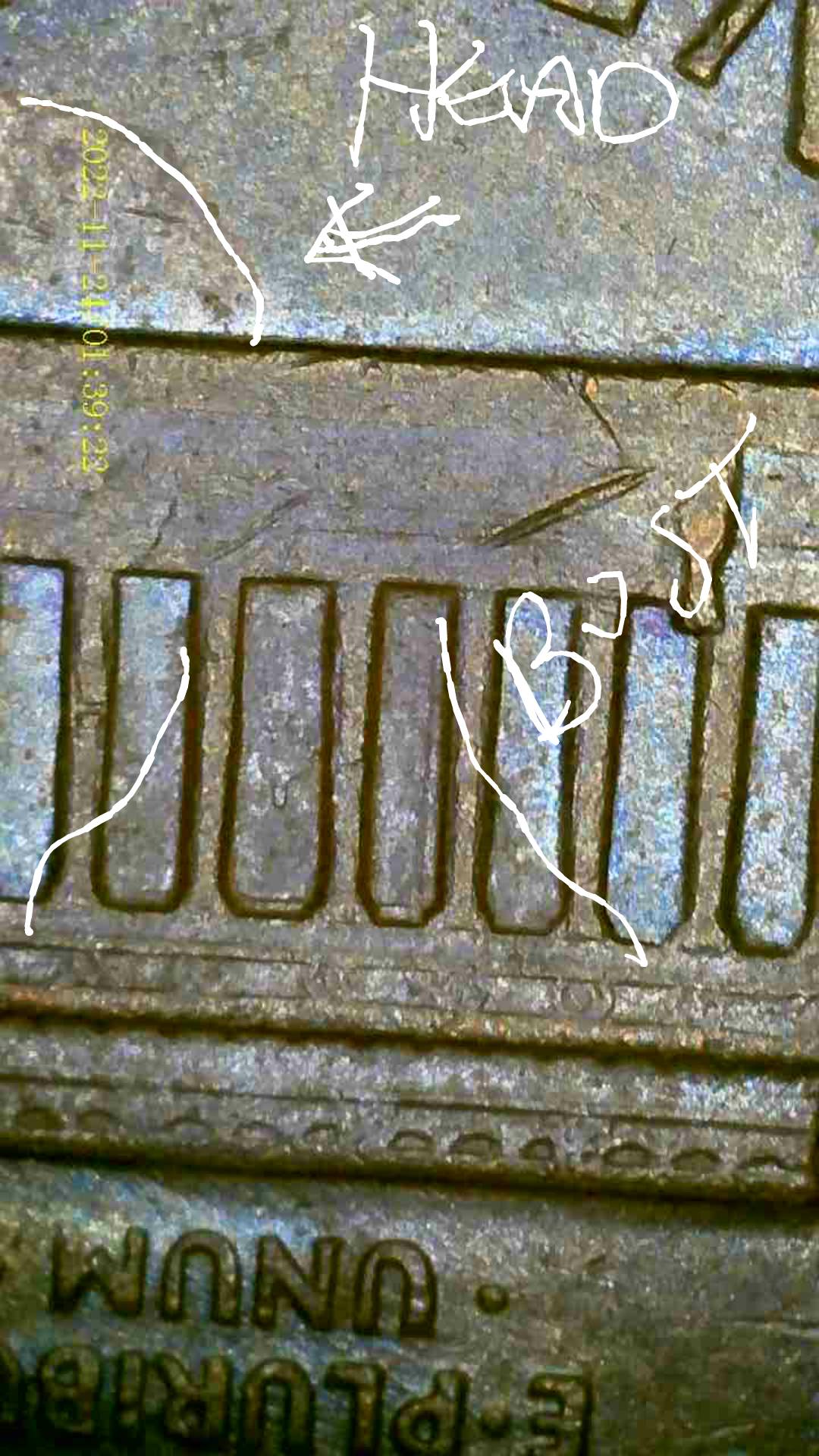 1964-D-Plums-Under-Chin?-Die-Vlash-Dropped-Lettering-Or-Piece-Of-Chin-Maybe-?