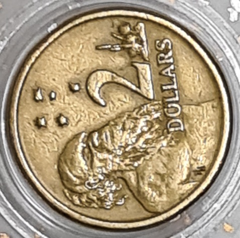 Australian-$2-1988-Major-Error-/-Weakspot