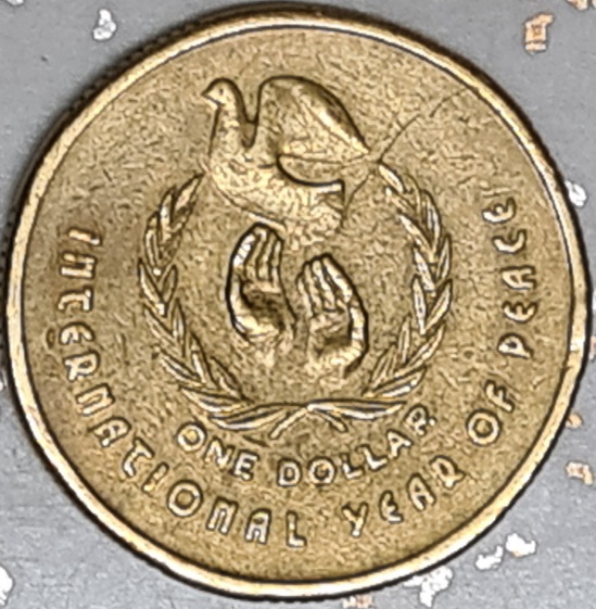 Australian-1986-$1-Commemorative-Peace-Dollar
