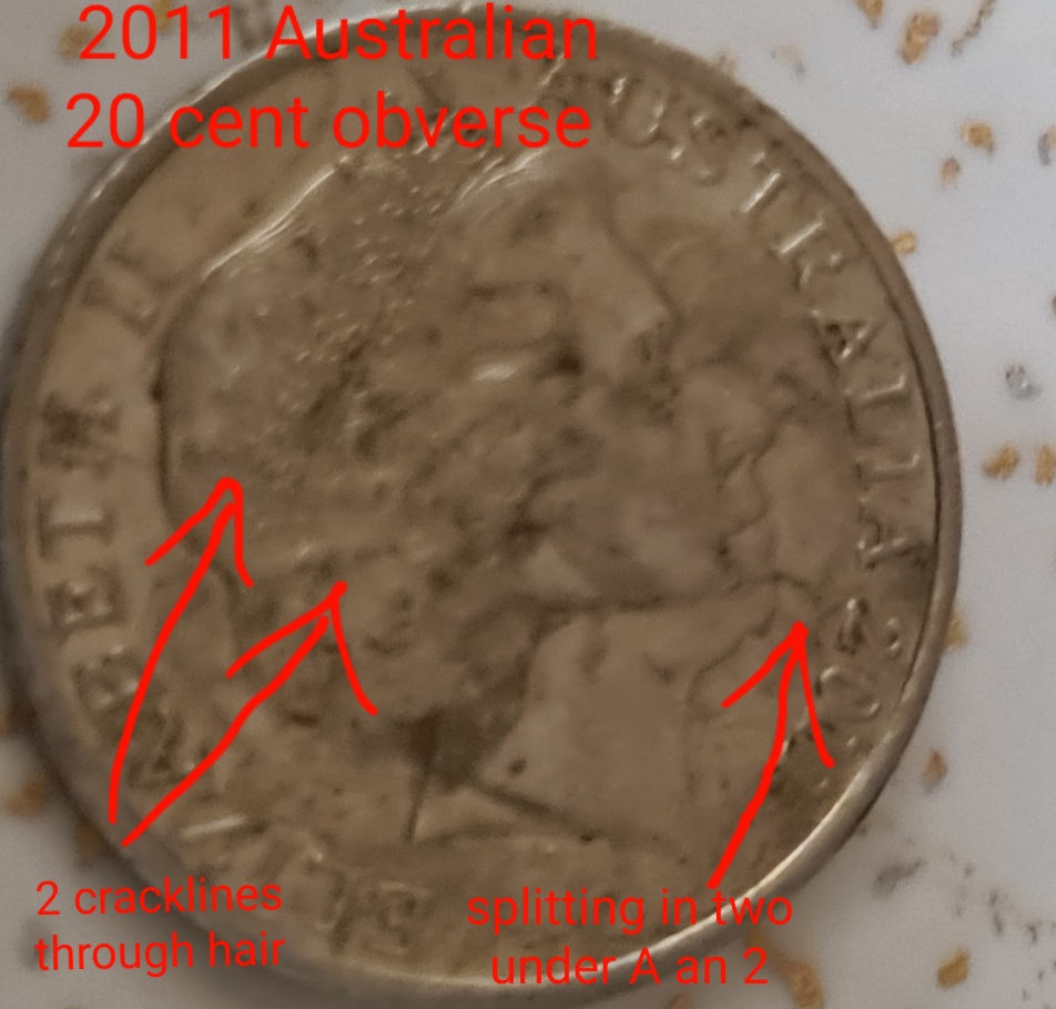 2011-Australian-20-Cent-Crack-From-Hair-Under-Earlobe-Similar-Too-The-$2