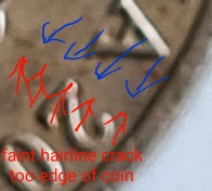 2011-Australian-20-Cent-Crack-From-Hair-Under-Earlobe-Similar-Too-The-$2