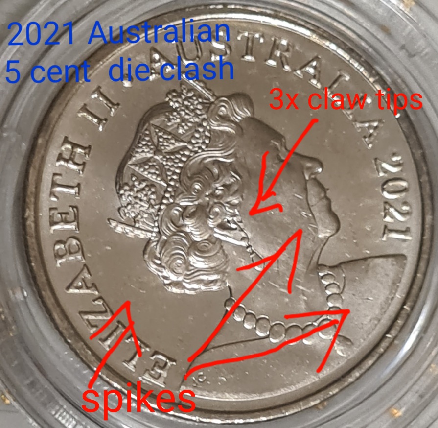 2021-Australian-5-Cent-The-3-Claw-Near-Queens-Ear