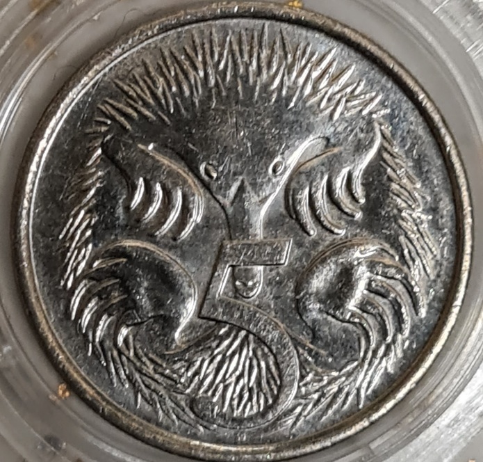 2016-Australian-5-Cent-Changeover--Die-Clash-&-Chip-Error