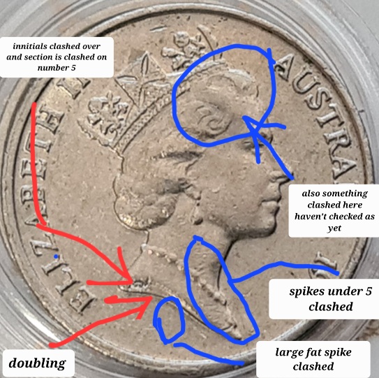 1993-Australian-5-Cent-Design-Initials-Die-Clashed