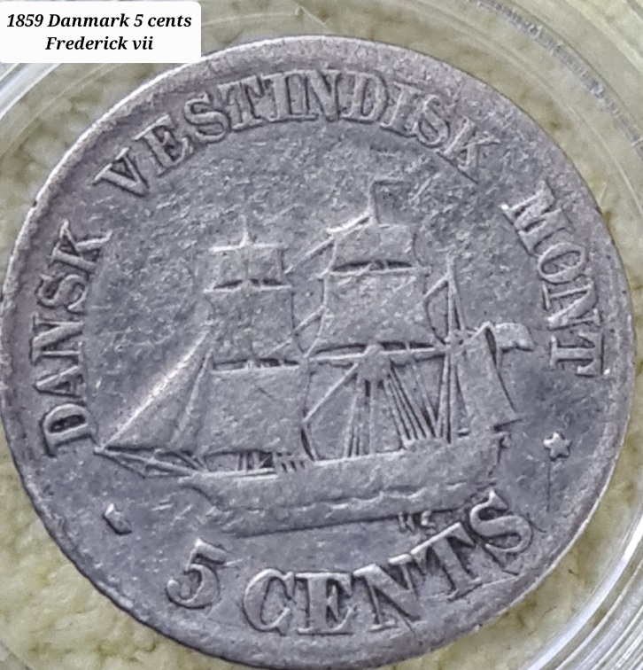 1859-Danmark-5-Cent-Frederick-VII