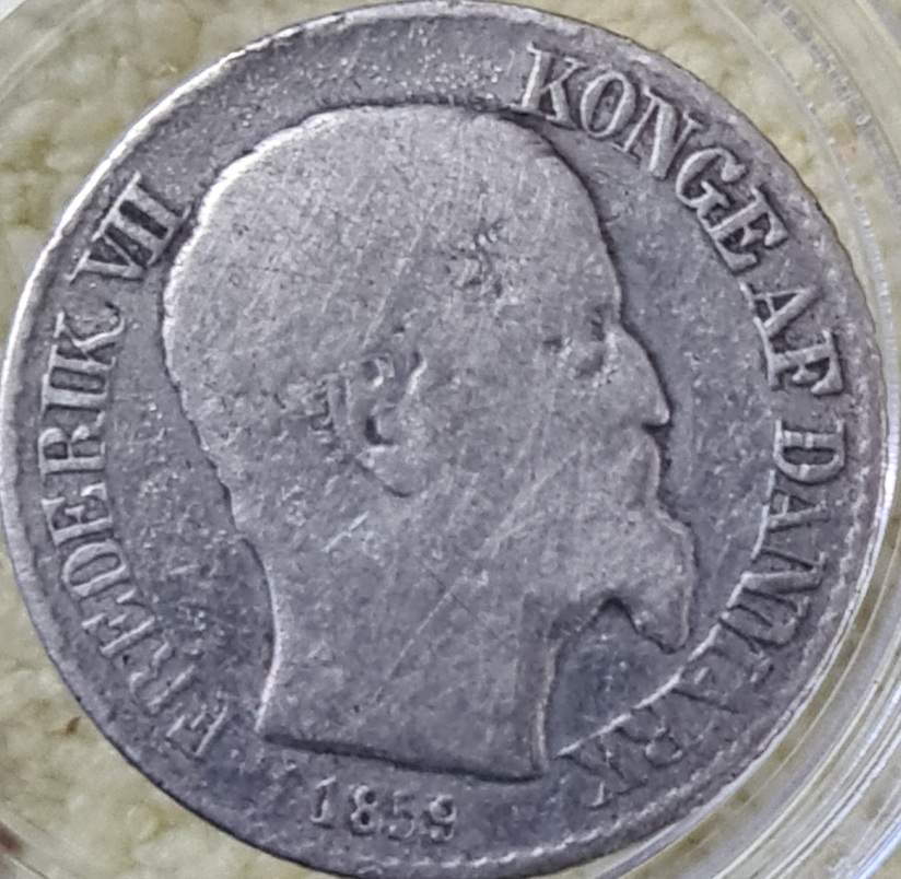 1859-Danmark-5-Cent-Frederick-VII