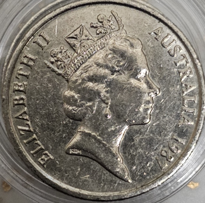 Finally-Found-A-1987-Australian-5-Cent-HI-Echidna-Fine-Au-Grade
