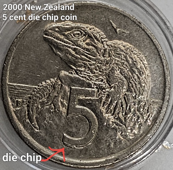 2000-New-Zealand-5-Cent-Die-Chip/Under-5
