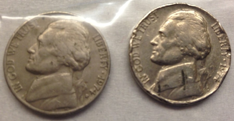 Possible-Mercury-Dipped/Plated-Coin