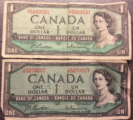 Sweet-Bank-Find:-Crisp-1954-Dollar!-Upd:-Devil's-Face!
