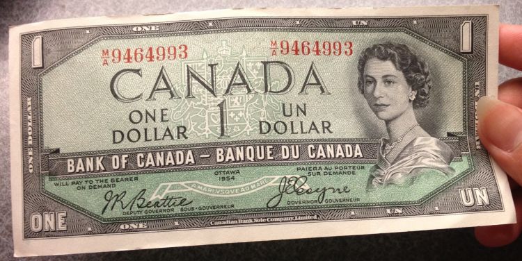 Sweet-Bank-Find:-Crisp-1954-Dollar!-Upd:-Devil's-Face!