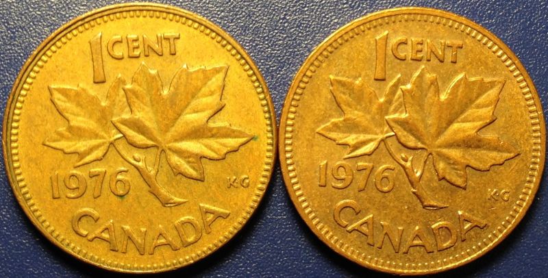 1976-Pennies-Have-Long/Short-Dentl-Var?