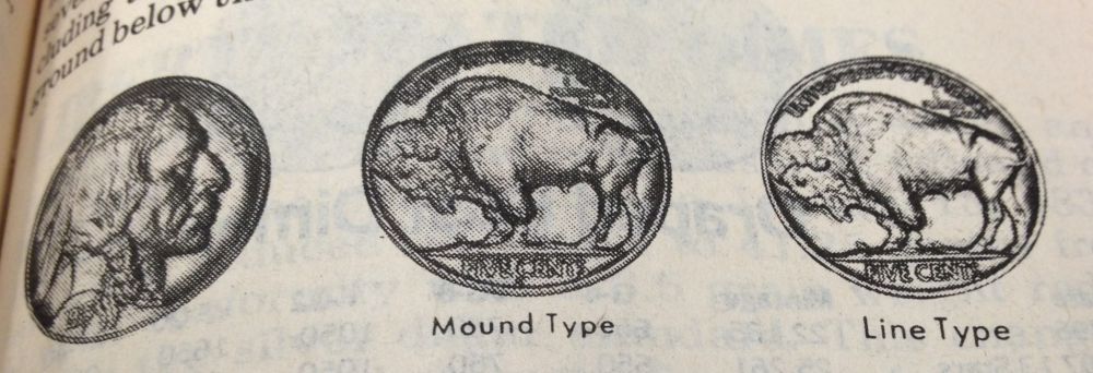 Mound-Type-And-Line-Type-Buffalo-Nickels