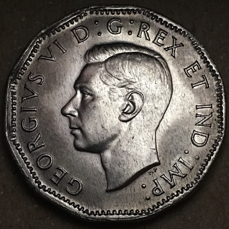 Three-Canada-1944-V-Nickels---Grade