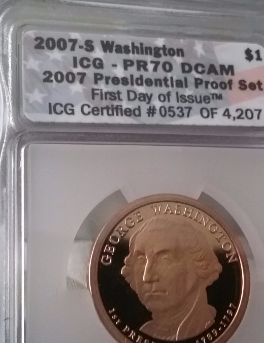 ICG-PR-70-Proof-Dollar-With-Smudges,-Fingerprints.