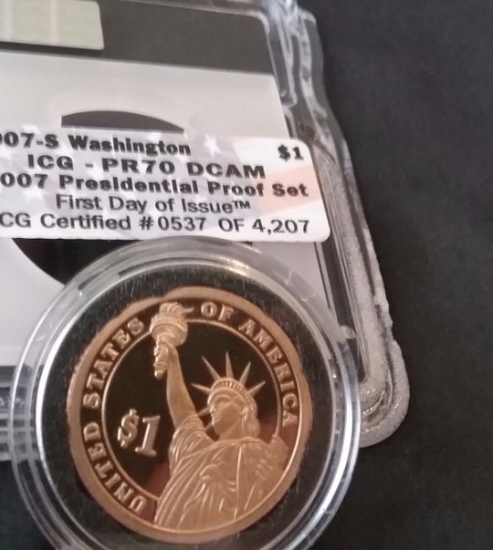 ICG-PR-70-Proof-Dollar-With-Smudges,-Fingerprints.