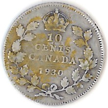 Some-1930-S-Quarters,-An-1886-Quarter,-And-A-1930-Dime