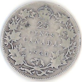 Some-1930-S-Quarters,-An-1886-Quarter,-And-A-1930-Dime