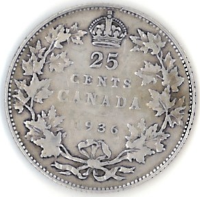 Some-1930-S-Quarters,-An-1886-Quarter,-And-A-1930-Dime