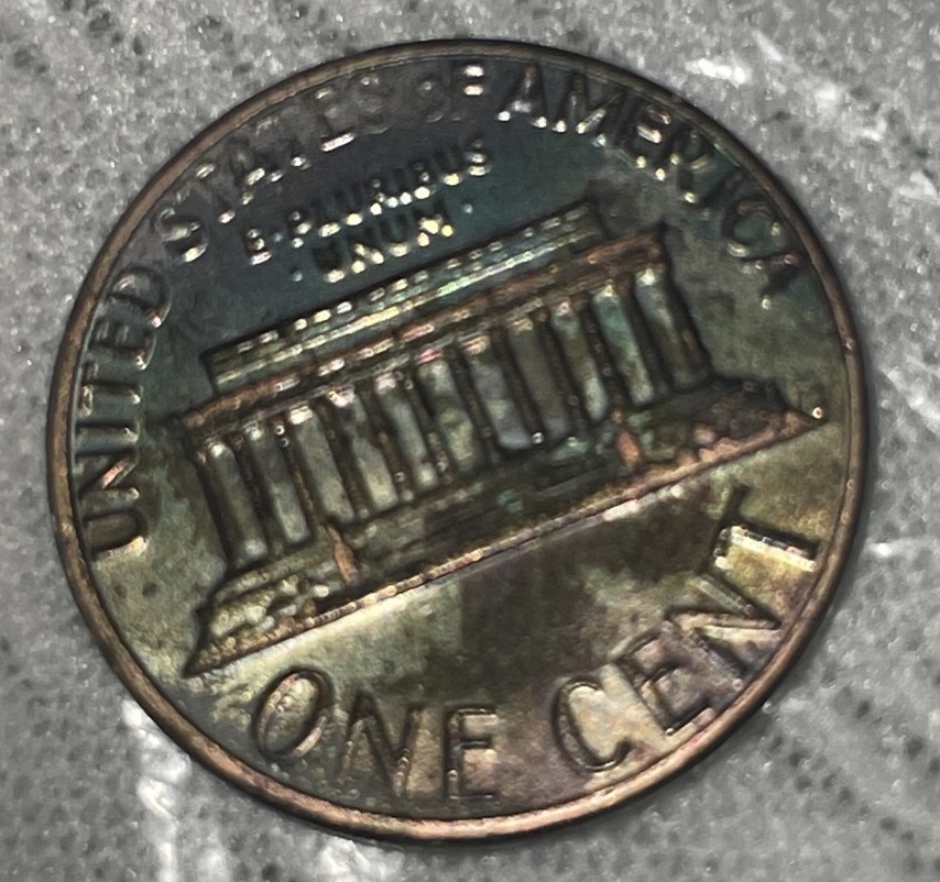1984-Bright-Blue-/Purple-Penny
