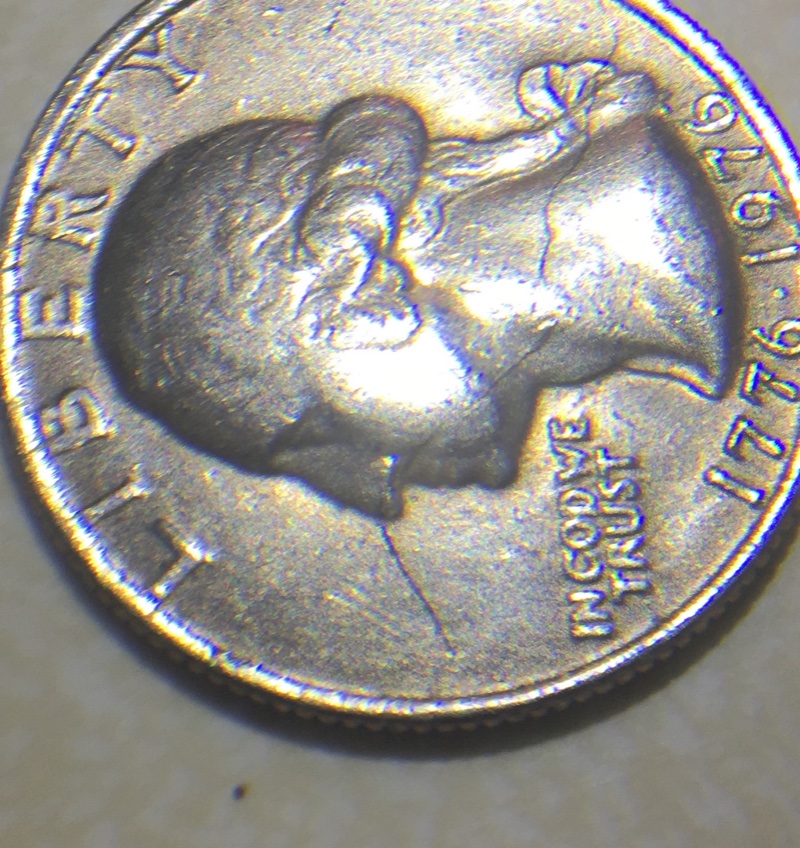 1976-Quarter-With-What-Looks-Like-A-Raised-Drag-Mark...?