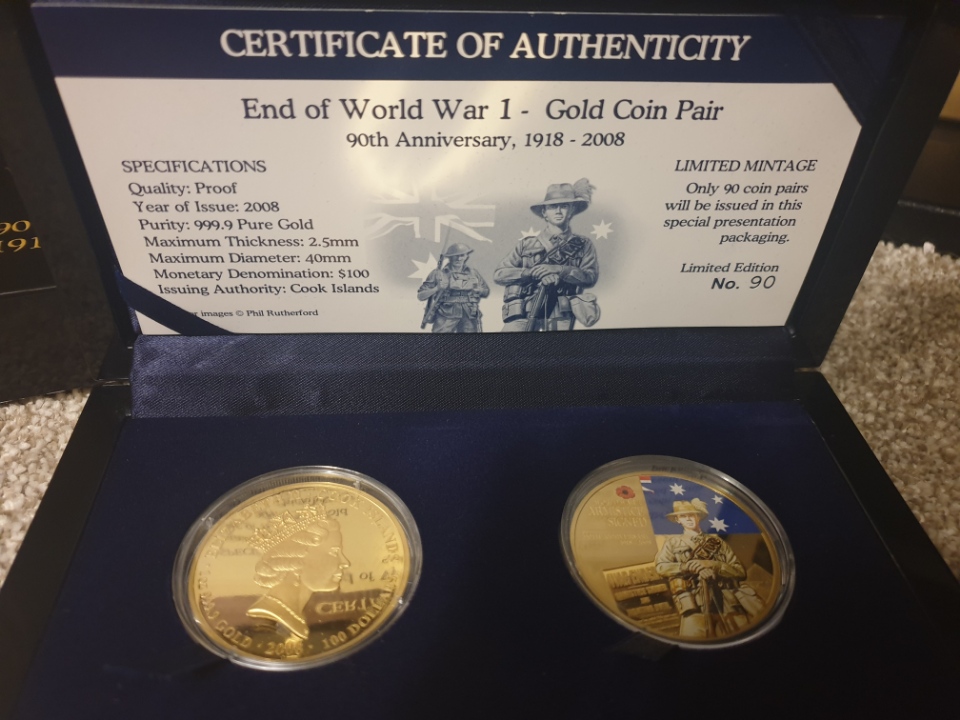 90th-Anniversary-World-War-1-Gold-Coin-Set-Value-Query