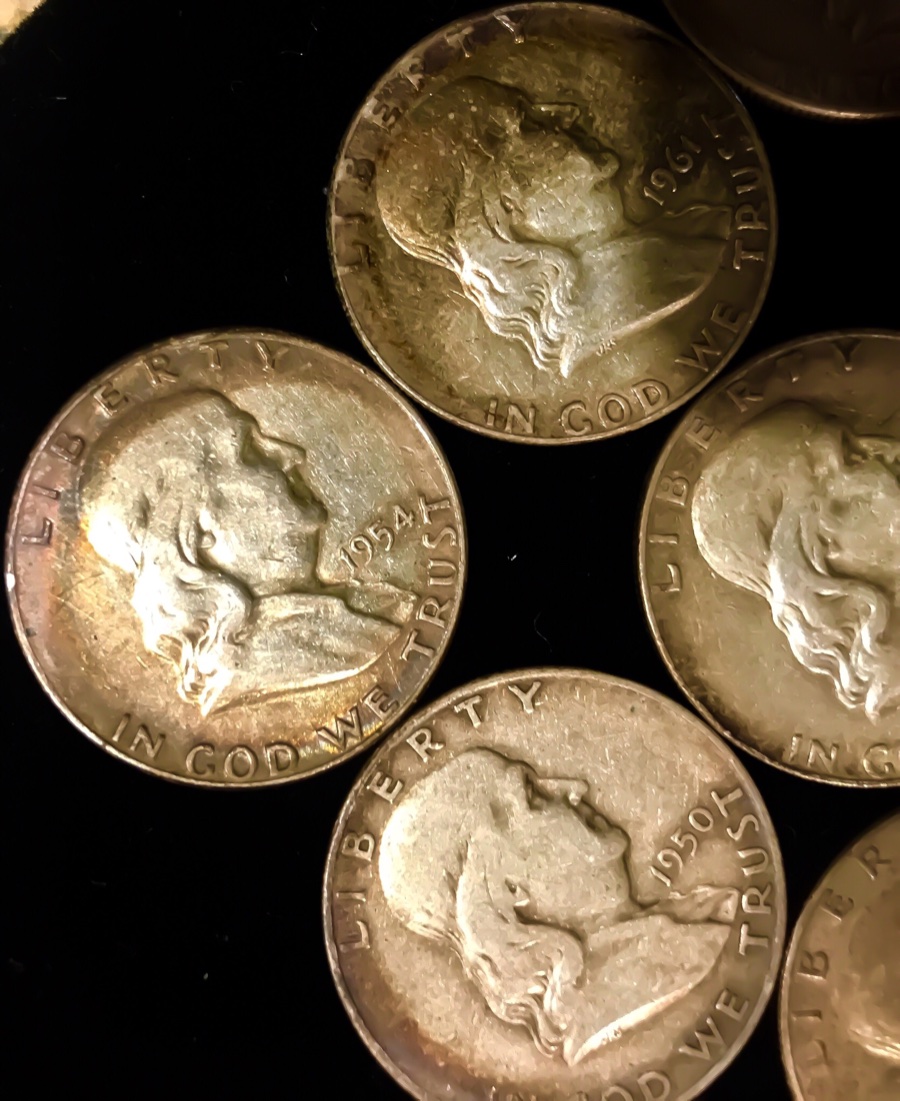 1964-No-Mint-Mark-Washington-Quarter-With-Unusual-Color