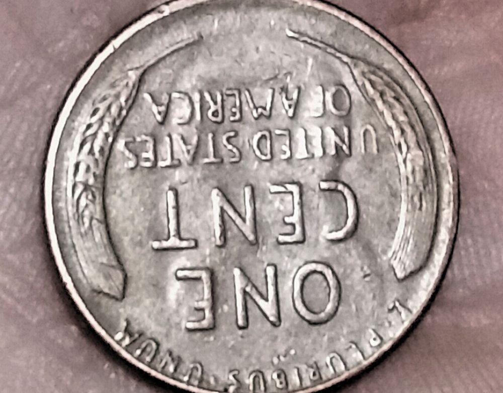 1946-D-Error?--Faint-Lincoln-Cameo-On-Reverse...