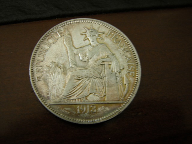 Token-Or-Coin-|-French-Indochina-Piastre