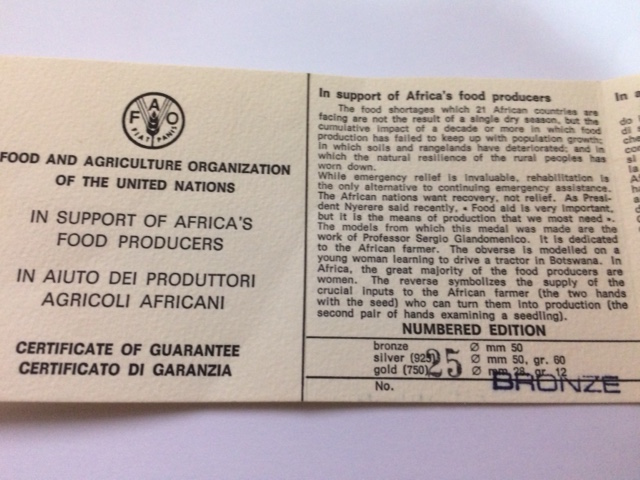 1985-FAO-Medal