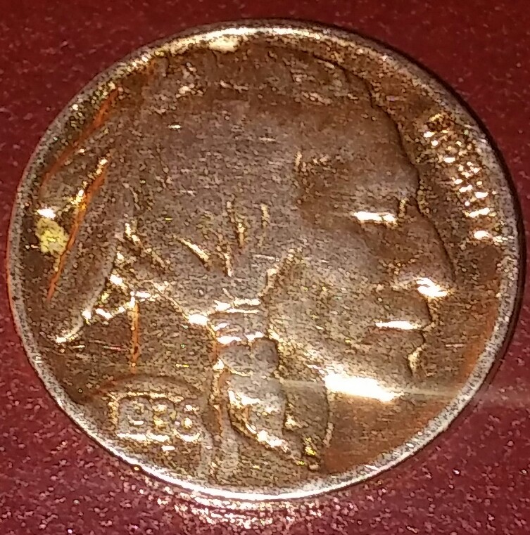 1936-Indian-Head/Buffalo-5-Cent.-New-To-Coin-Collecting.-Found-In-Bank-Roll